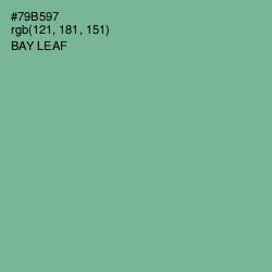 #79B597 - Bay Leaf Color Image